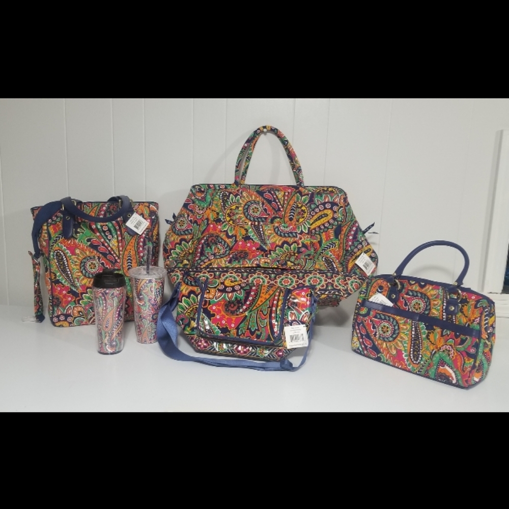 NWT Vera Bradley Venetian Paisley 6 Piece Set❤